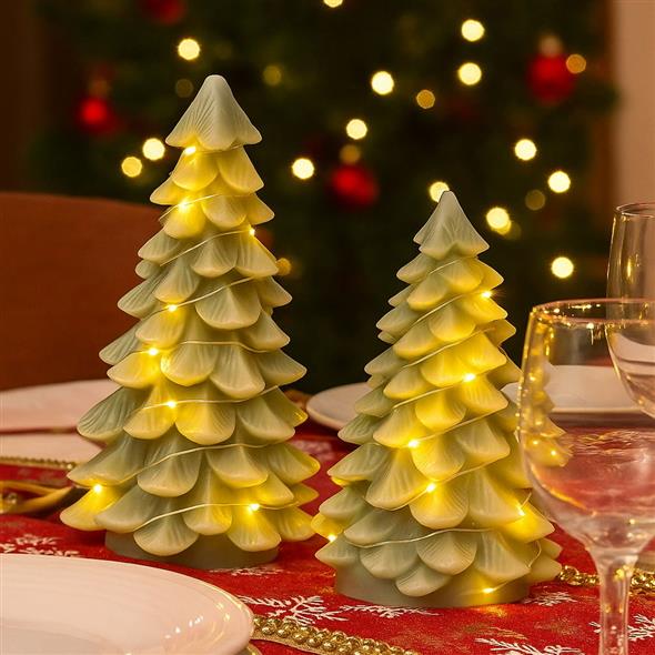 Juletræ med LED lys