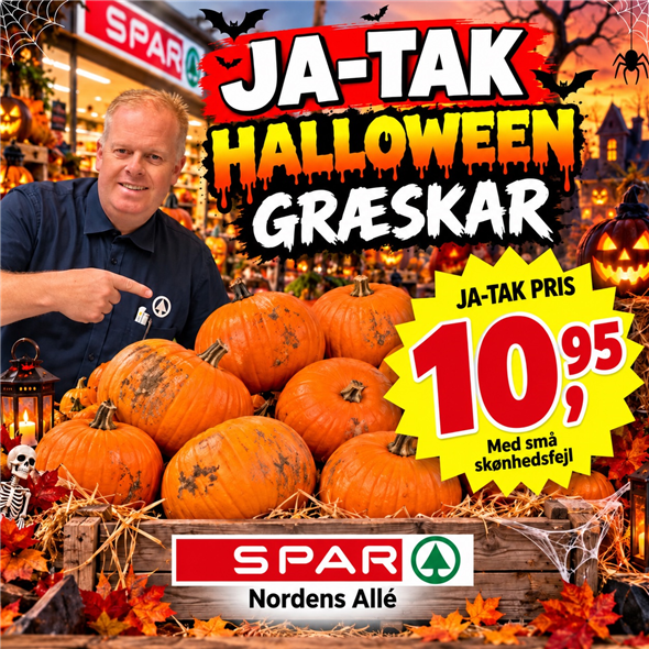 Halloween græskar